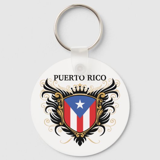 Puerto Rico [personalisieren] Schlüsselanhänger (Vorderseite)