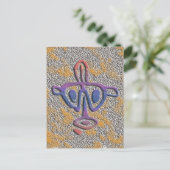 Puerto Rico - Petroglyphe Postkarte (Stehend Vorderseite)