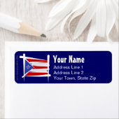 Puerto Rico Pinselflagge (Insitu)