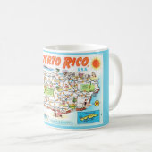 Puerto Rico Postcard Tasse (VorderseiteRechts)