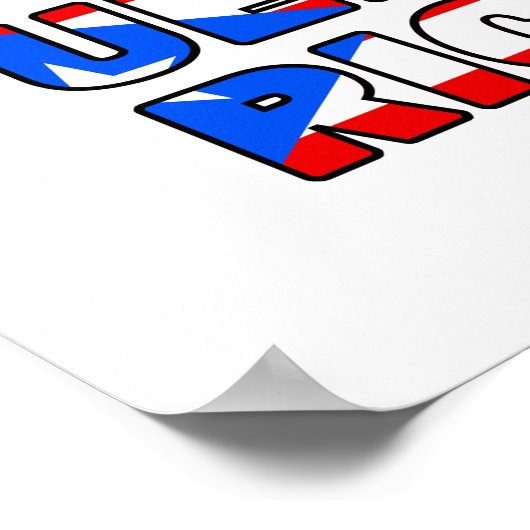 Puerto Rico Poster (Ecke)