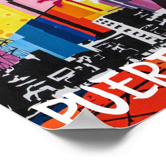 Puerto Rico Poster (Ecke)