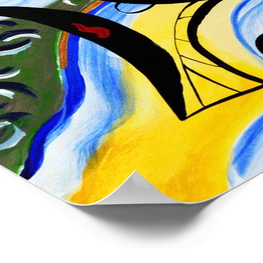 Puerto Rico Poster (Ecke)