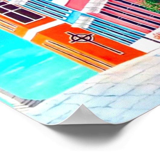 Puerto Rico Poster (Ecke)