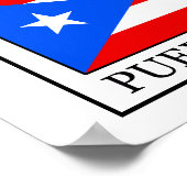 Puerto Rico Poster (Ecke)