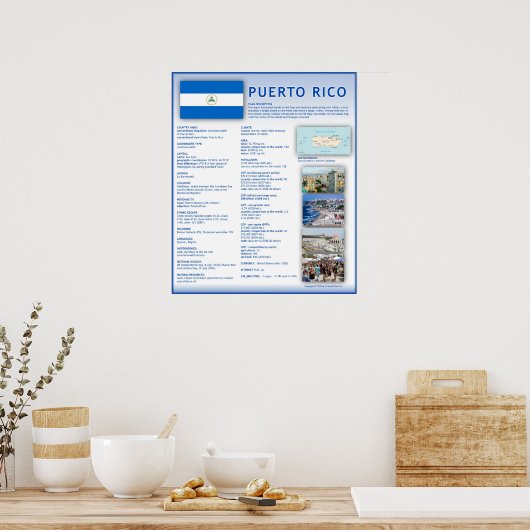 Puerto Rico Poster (Küche)