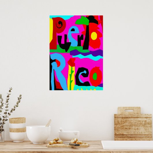 PUERTO RICO POSTER (Küche)