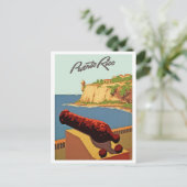 Puerto Rico Postkarte (Stehend Vorderseite)