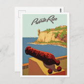 Puerto Rico Postkarte (Vorne/Hinten)