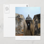 Puerto Rico Postkarte (Vorne/Hinten)