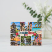 Puerto Rico Postkarte (Stehend Vorderseite)