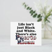 Puerto Rico Postkarte (Stehend Vorderseite)