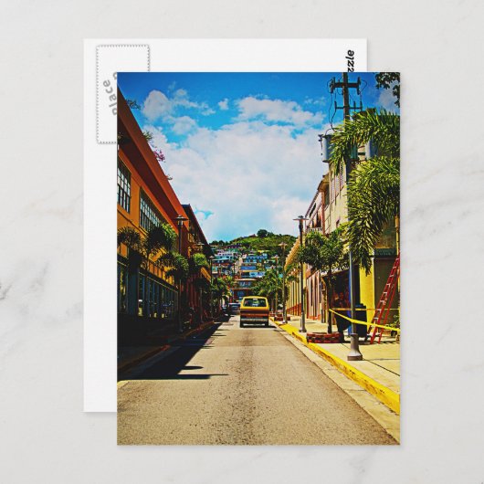 Puerto Rico Postkarte (Vorne/Hinten)