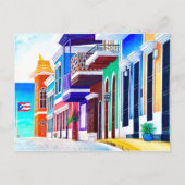Puerto Rico Postkarte (Vorderseite)