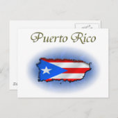Puerto Rico Postkarte (Vorne/Hinten)