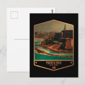 Puerto Rico Postkarte (Vorne/Hinten)
