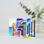 Puerto Rico Postkarte (Stehend Vorderseite)