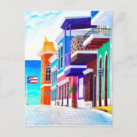 Puerto Rico Postkarte (Vorderseite)