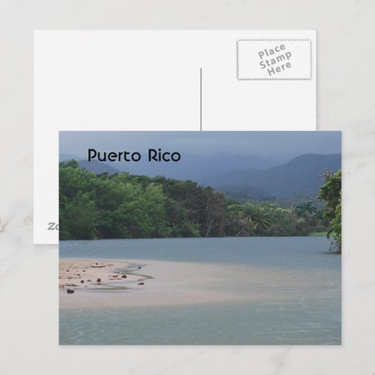 Puerto Rico Postkarte (Vorne/Hinten)