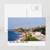 Puerto Rico Postkarte (Vorne/Hinten)