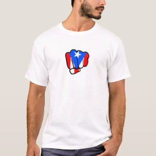 Puerto Rico Powerfaust Boricua Stolz T-Shirt