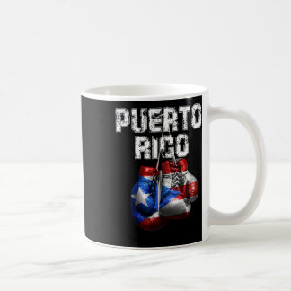 Puerto Rico Pride - Vintage Boxhandschuhe Kaffeetasse