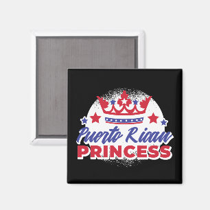 Puerto-Rico-Prinzessin Niedlich Boricua Girl Pride Magnet