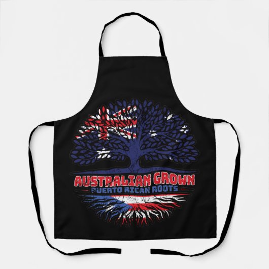 Puerto Rico Puerto Rico Australische Bäume Schürze (Vorderseite)