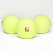 Puerto Rico Puerto Rico Flag Blau Personalisiert Tennisbälle (Multi)