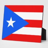 Puerto Rico - Puerto-Rico-Flagge Fotoplatte (Seite)