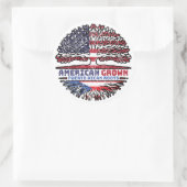 Puerto Rico Puerto Rico USA USA USA USA Runder Aufkleber (Tasche)