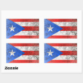 Puerto Rico Rechteckiger Aufkleber (Blatt)