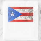 Puerto Rico Rechteckiger Aufkleber (Tasche)