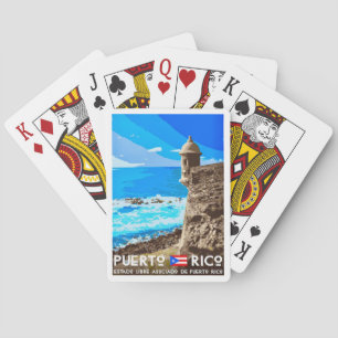 Puerto Rico Reise Postkarten Spielkarten
