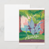 Puerto Rico Reise Save The Date (Vorne/Hinten)