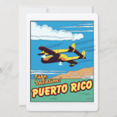 Puerto Rico Reiseplakat (Rückseite)