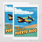 Puerto Rico Reiseplakat (Vorne/Hinten)