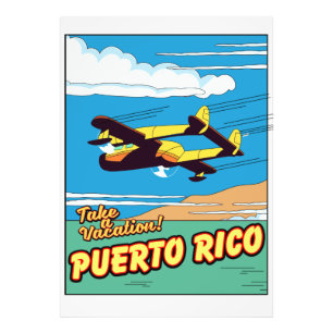 Puerto Rico Reiseplakat Fotodruck