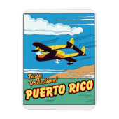 Puerto Rico Reiseplakat Magnet (Vertikal)