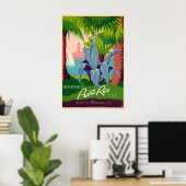 Puerto Rico Reiseplakat Poster (Heimbüro)