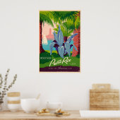 Puerto Rico Reiseplakat Poster (Küche)
