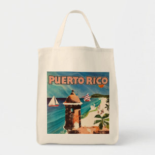 Puerto Rico Reiseplakat-Tasche Tragetasche