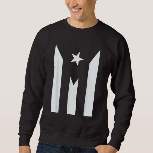 Puerto Rico Resiste Boricua Flag Se Levanta  Patri Sweatshirt (Vorderseite)
