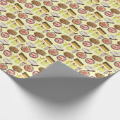 Puerto Rico Rico Rican Food Cuisine Pasteles Tembl Geschenkpapier (Ecke)