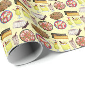 Puerto Rico Rico Rican Food Cuisine Pasteles Tembl Geschenkpapier (Rolleneckpunkt)