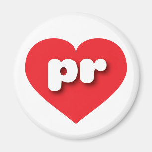 Puerto Rico Rotes Herz - I Liebe Magnet