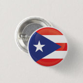 Puerto Rico Round Icon Flag Button (Vorne & Hinten)