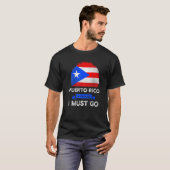 Puerto Rico ruft mich an, ich muss das Erbe Puerto T-Shirt (Vorne ganz)