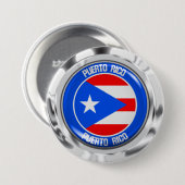 Puerto Rico RundEmblem Button (Vorne & Hinten)