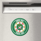 Puerto Rico RundEmblem Magnet (In Situ (Geschirrspüler))